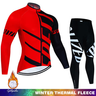 Thermal Fleece Cycling Clothes Set (More Designs)