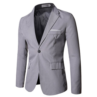 One-Button Blazer for Men