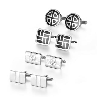 4 Pairs Shirt Cufflinks