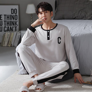 Cotton Long Sleeve Pajamas  Set (See more options)