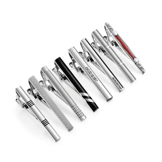 8 PCS Luxury Tie Clip Set