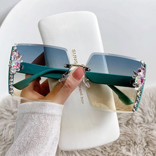 Big Square Diamond Sunglasses