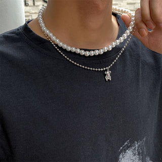 Stylish Pearls Chokers Necklace