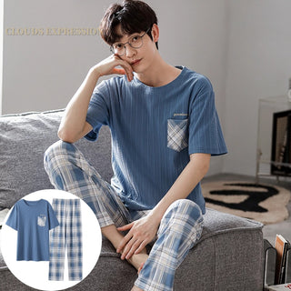 Knitted Pajama Short Sleeved Set