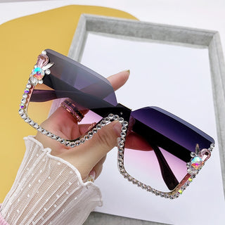 Big Square Diamond Sunglasses