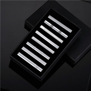 8 PCS Luxury Tie Clip Set