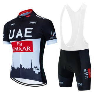 Printed Cycling Jersey Set