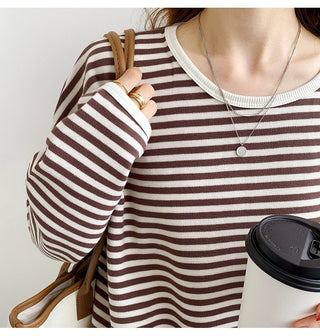 Striped Oversized Sweatshirts