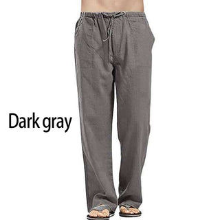 Linen Wide Casual Pants