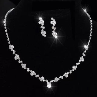 Luxury Heart-shaped Necklace Exquisite Crystal Zircon Pendant Chain