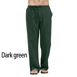 Linen Wide Casual Pants