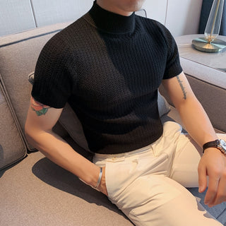 Semi-high Knitted Shirt