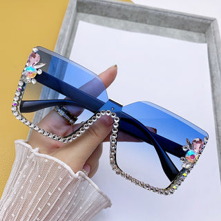 Big Square Diamond Sunglasses