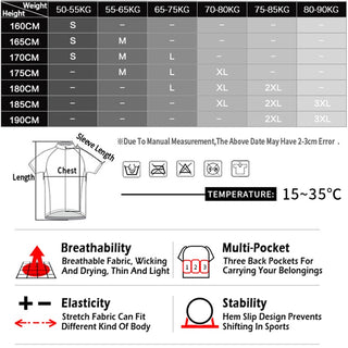 Printed Cycling Jersey Set (See more options)