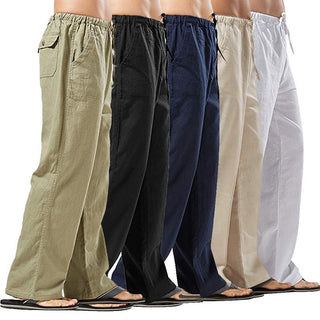 Linen Wide Casual Pants