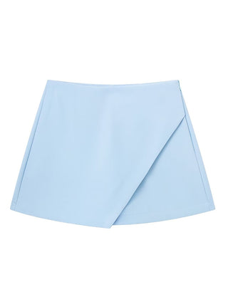 Asymmetrical High Waist Skort