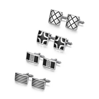 4 Pairs Shirt Cufflinks