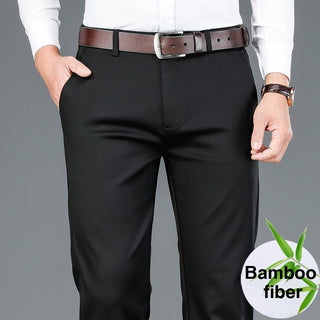 Bamboo Fiber Classic Style Business Pants