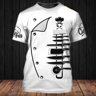 O-Neck Chef Men's T-shirts