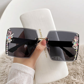 Big Square Diamond Sunglasses