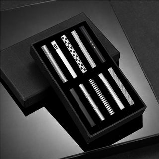 8 PCS Luxury Tie Clip Set