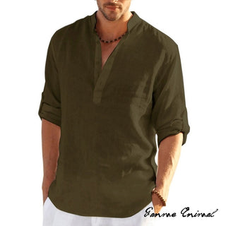 Linen Long Sleeve T-Shirt