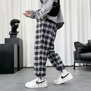 Lightweight Plaid Pants