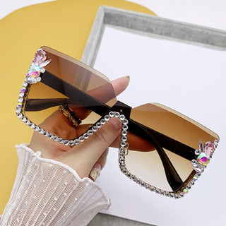 Big Square Diamond Sunglasses