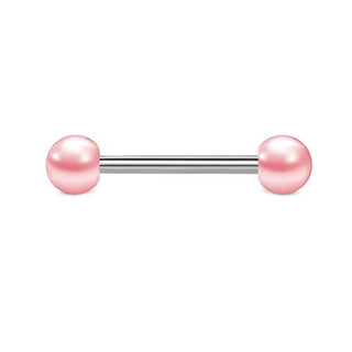 4 PCS Stainless Steel 14G Tongue Rings Barbell