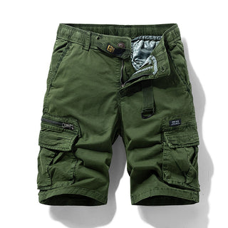 Cotton Cargo Camouflage Shorts