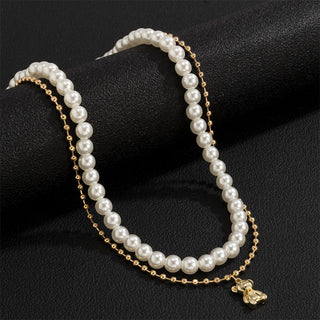 Stylish Pearls Chokers Necklace