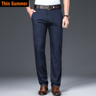 Bamboo Fiber Classic Style Business Pants