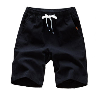 Mid-Waist Thin Elastic Short Pants