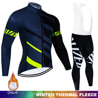 Thermal Fleece Cycling Clothes Set