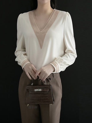 Embroidery Hollow Soft Top