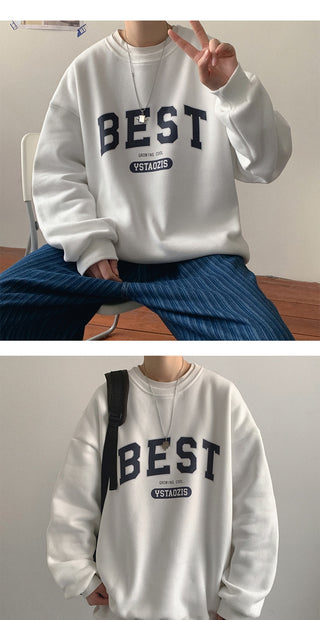 Letter Oversized Sweatshirts