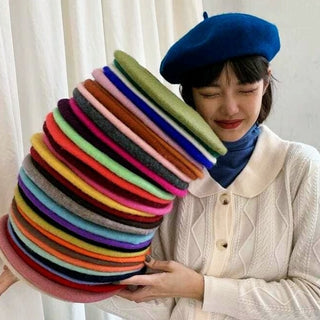 Women Wool French Beret