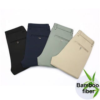 Bamboo Fiber Classic Style Business Pants