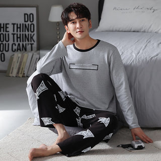 Cotton Long Sleeve Pajamas  Set (See more options)