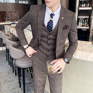 Jacket+Vest+Pants 3pcs Formal Wear Set (See more options)