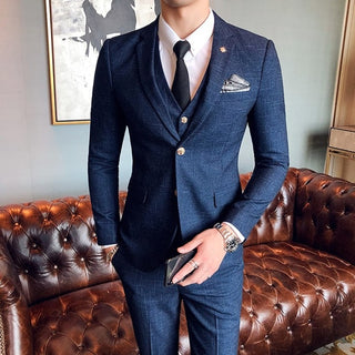 Jacket+Vest+Pants 3pcs Formal Wear Set (See more options)