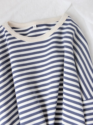 Striped Oversized Sweatshirts