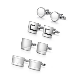 4 Pairs Shirt Cufflinks