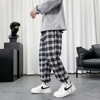 Lightweight Plaid Pants