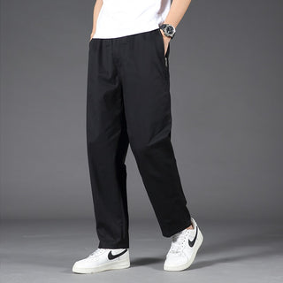 Cotton Multi Pockets Loose Straight Pants