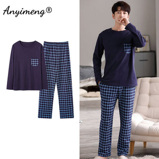 Long Sleeve Loungewear Cotton Pajamas Set (See more options)