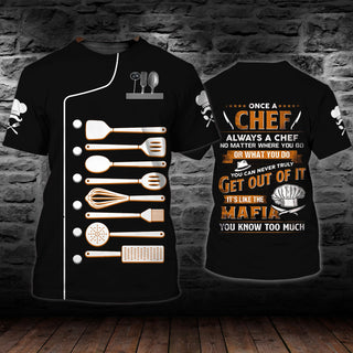 O-Neck Chef Men's T-shirts