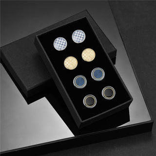 4 Pairs Shirt Cufflinks