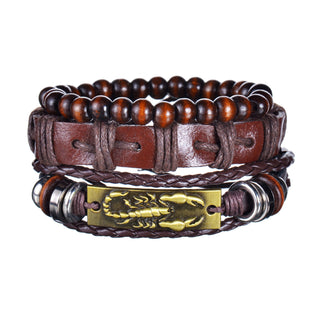 Vintage Gothic Leather Bracelets