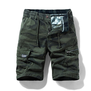 Cotton Cargo Camouflage Shorts